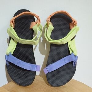LAST CHANCE or CHARITY Tava colorful adjustable sandals